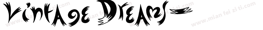 vintage Dreams字体转换
